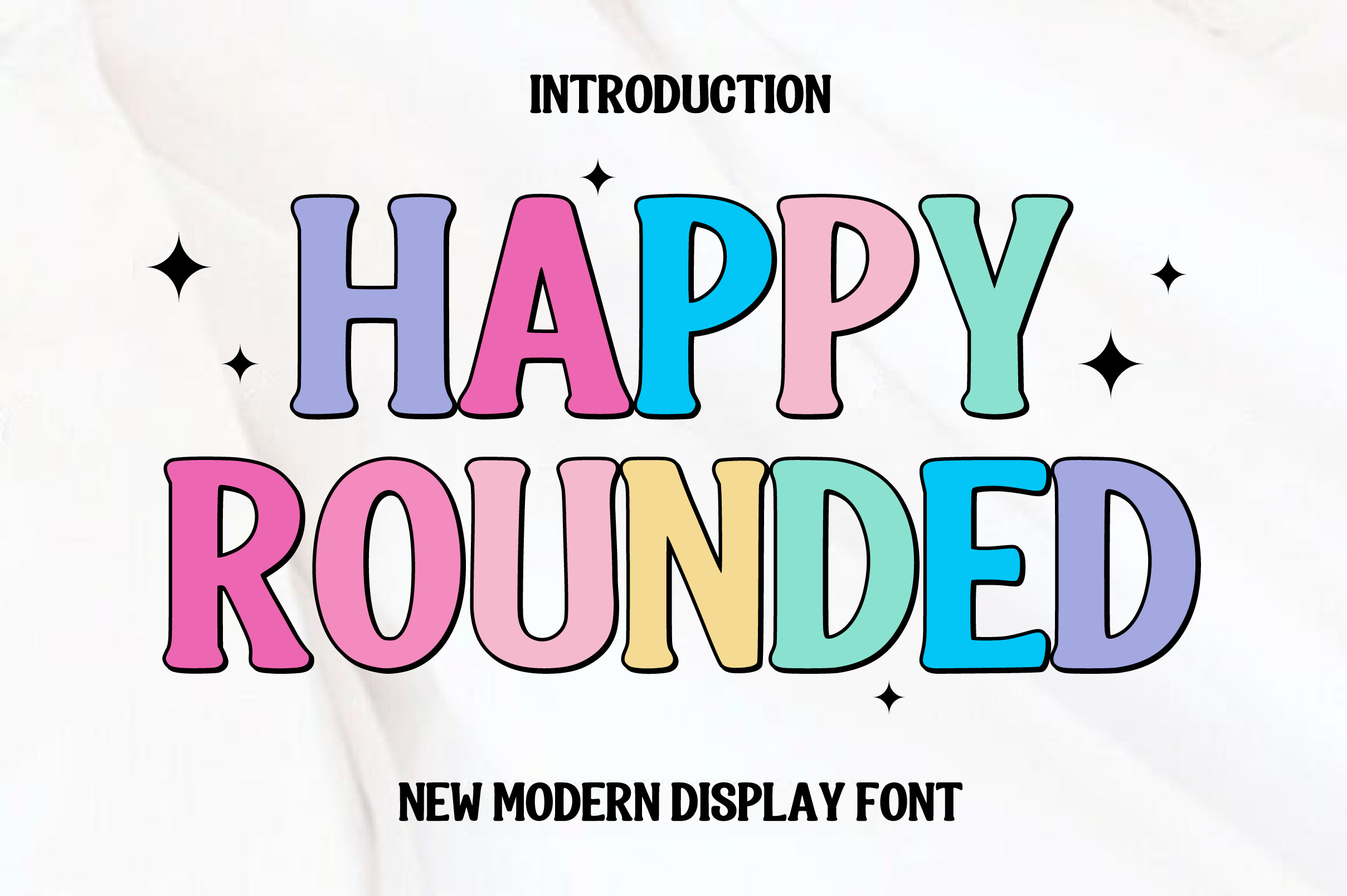 Happy Rounded Font by Craft Artist preview