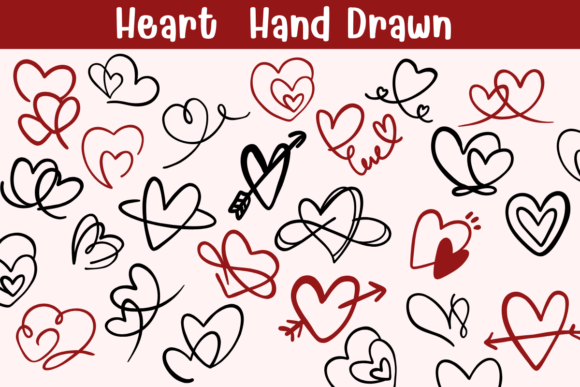 Heart Hand Drawn Dingbats Font By Sontaya