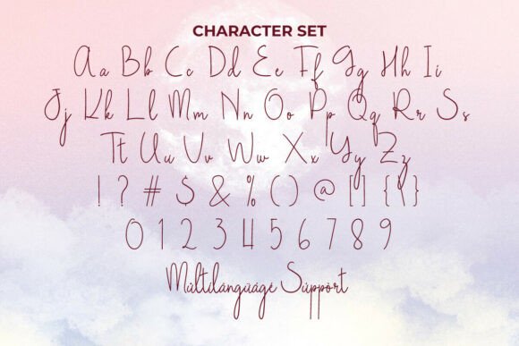Hello Fairy Font PNG with transparent background - Preview 3