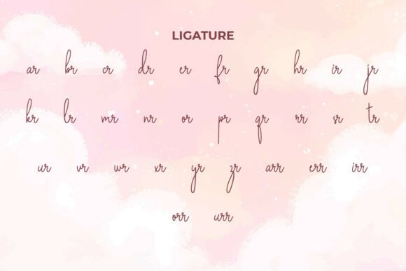 Hello Fairy Font PNG with transparent background - Preview 5