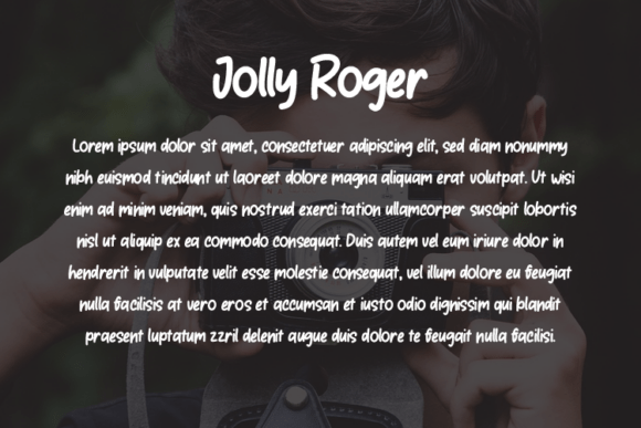 Jolly Roger Font PNG with transparent background - Preview 2