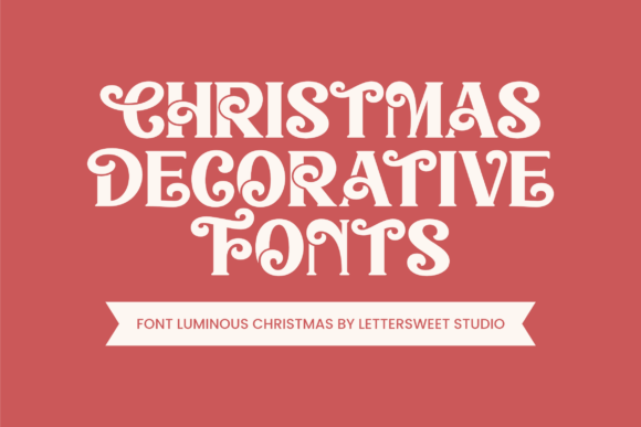 Luminous Christmas Font PNG with transparent background - Preview 4