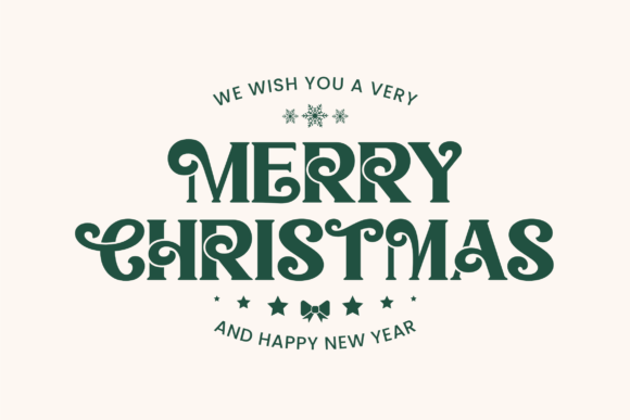 Luminous Christmas Font PNG with transparent background - Preview 5