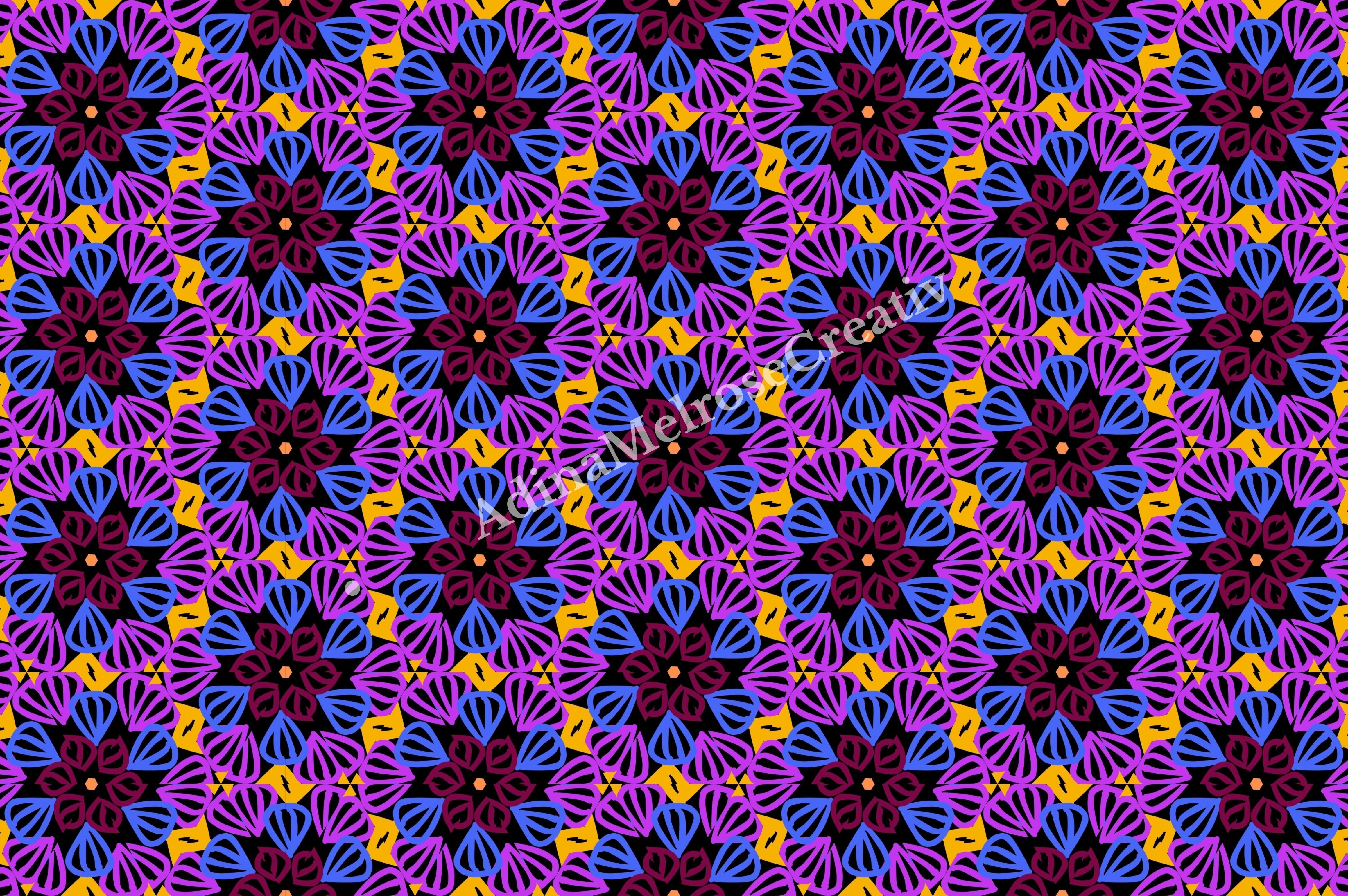 Mandala Geometric Seamless Pattern