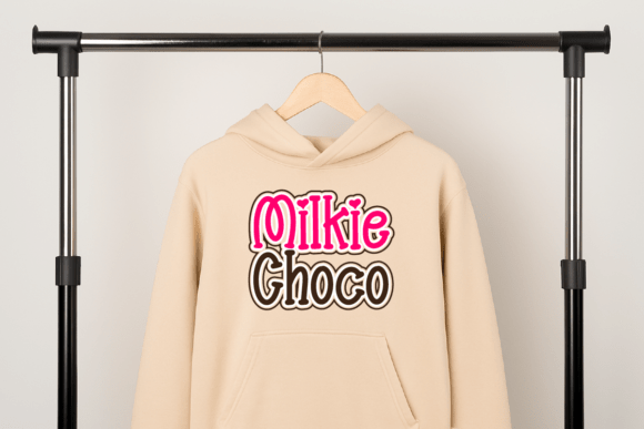 Milkie Choco Font PNG with transparent background - Preview 4