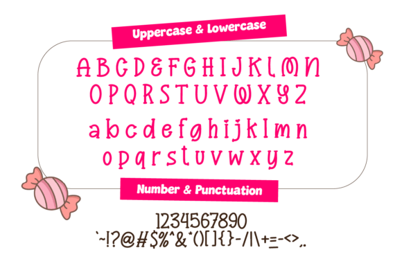 Milkie Choco Font PNG with transparent background - Preview 5