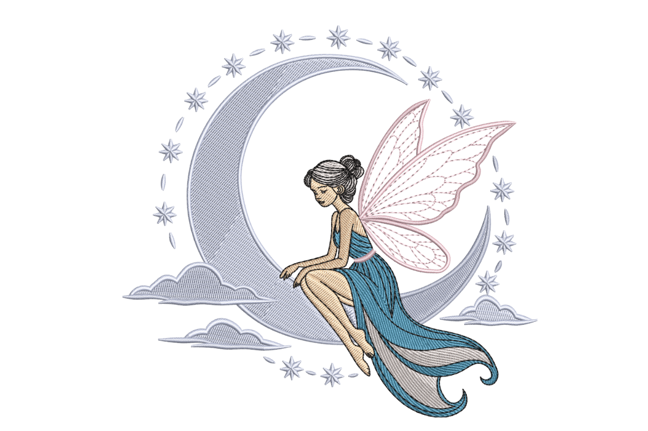 Moon Fairy & Stars - Fantasy