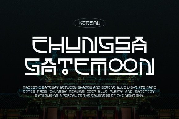 Namonjo Font PNG with transparent background - Preview 1