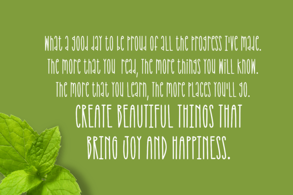 Peppermint Font PNG with transparent background - Preview 1