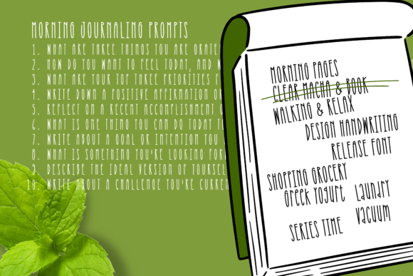Peppermint Font PNG with transparent background - Preview 2