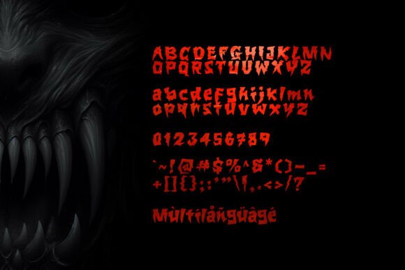 Blackfang Font - Preview 4