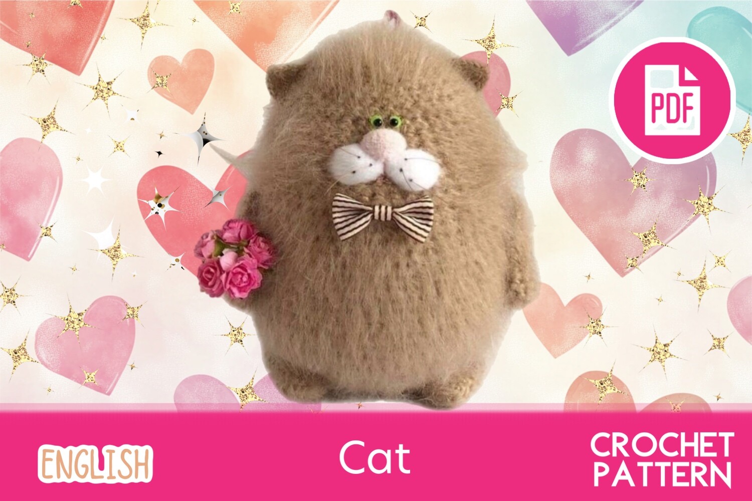 Cat Crochet Toy / Amigurumi PDF
