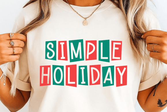 Christmas Holidays Font - Preview 1