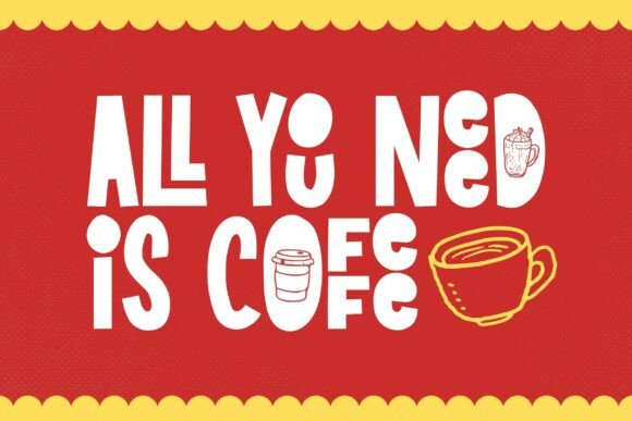 Donut Buffet Font - Preview 5