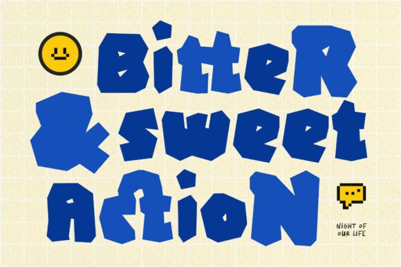 Fixtory Font PNG with transparent background - Preview 5