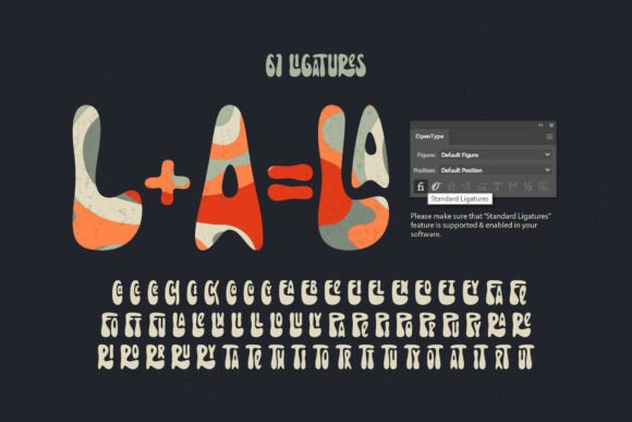 Lovebus V2 Font PNG with transparent background - Preview 4