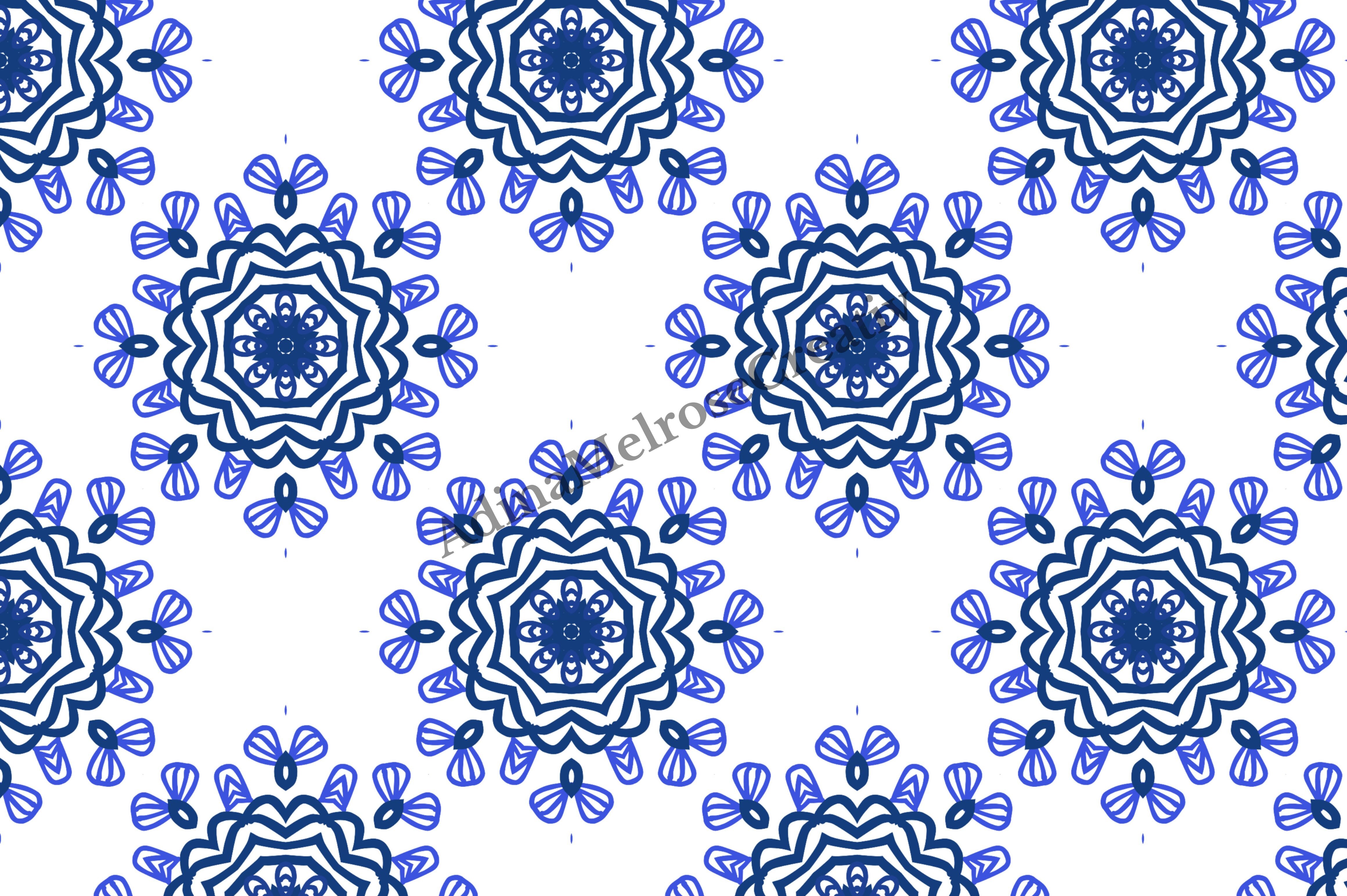 Mandala Geometric Seamless Pattern