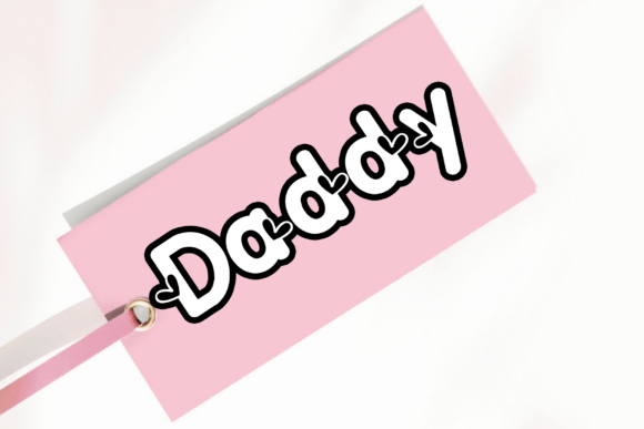 Mommy Heart Font PNG with transparent background - Preview 2
