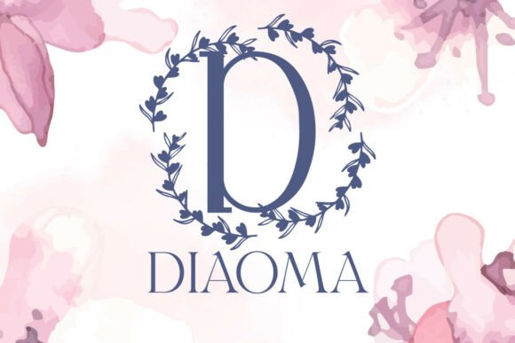Monarchine Monogram Font font preview - 1