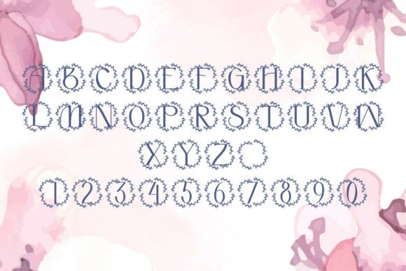 Monarchine Monogram Font font preview - 3