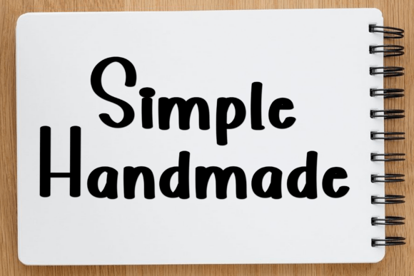 Montage Handmade Font PNG with transparent background - Preview 1