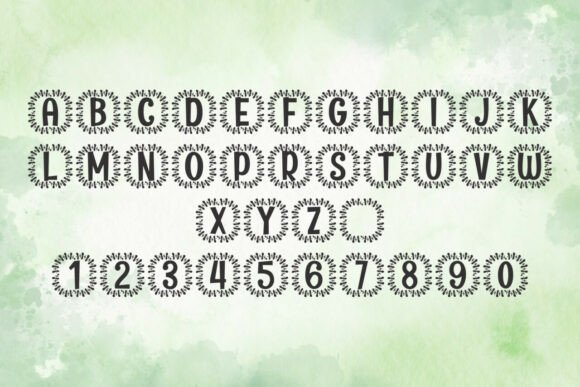 Ornalis Monogram Font PNG with transparent background - Preview 3