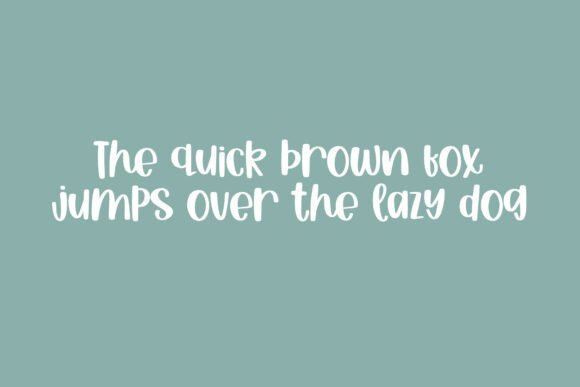 Chunky Scribble Font - Preview 2