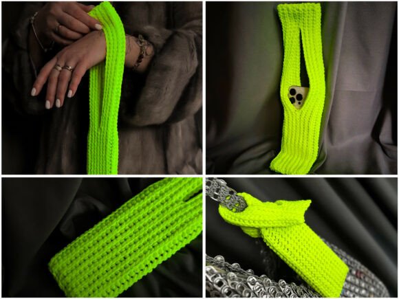 Crochet Pattern Phone Pocket Sock PDF