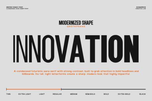 Grotap Font PNG with transparent background - Preview 1