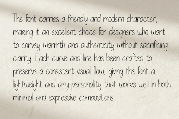 Hand Tulis Letter Gedrik Font - Preview 1