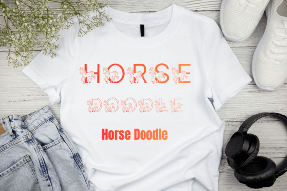 Horse Doodle Font - Preview 4