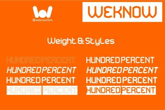 Hundred Percent Font PNG with transparent background - Preview 6