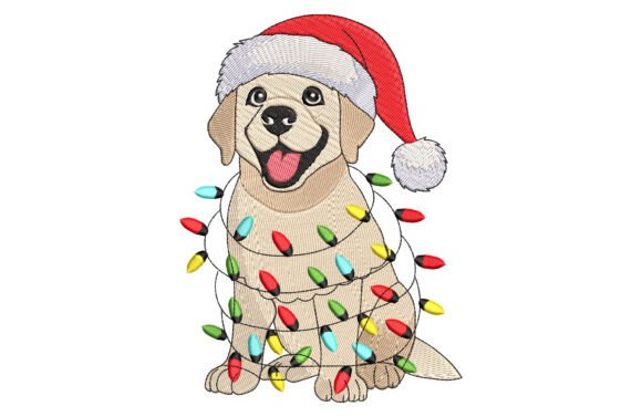 Lighting Labrador Retriever Christmas