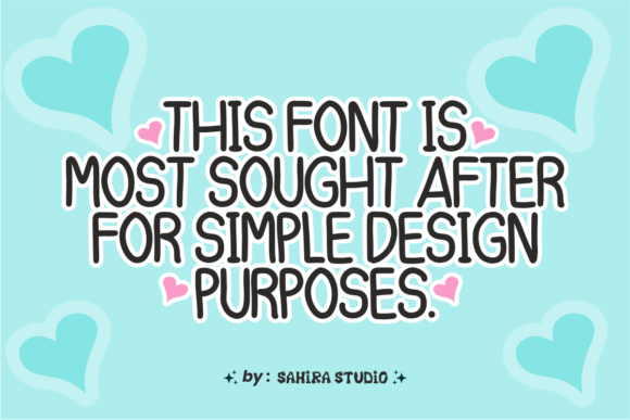 Little Sahira Font PNG with transparent background - Preview 1