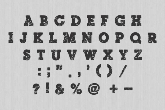 Norton Vintage Font PNG with transparent background - Preview 4