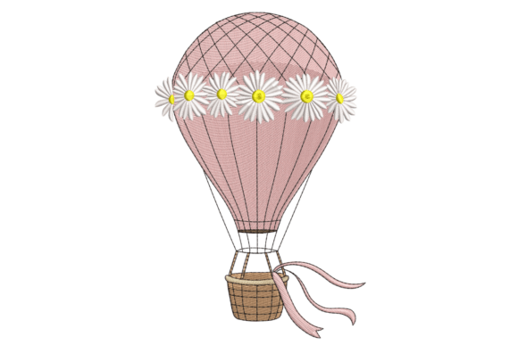 Pink Balloon Daisy Garland