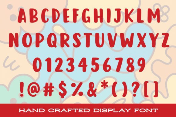 Plonko Font PNG with transparent background - Preview 1