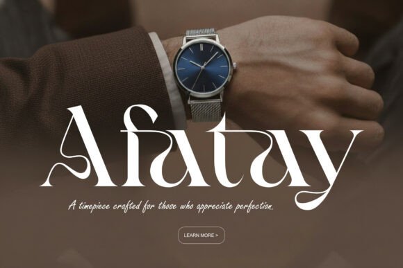 Qaveria Font font preview - 3