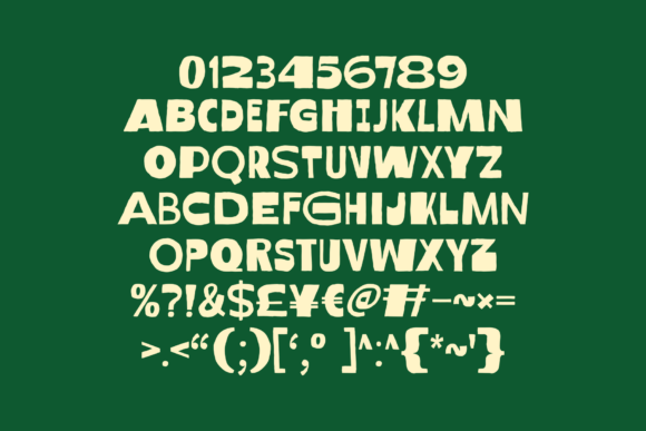 Rogly Font PNG with transparent background - Preview 5