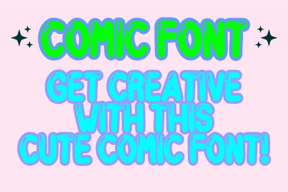 Sahira Balloon Font PNG with transparent background - Preview 2
