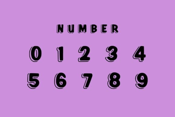 Shiny Bubble Font PNG with transparent background - Preview 6