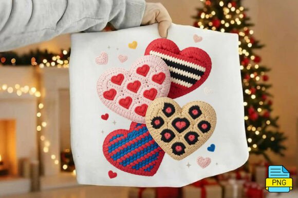 Valentine Crochet Yarn PNG