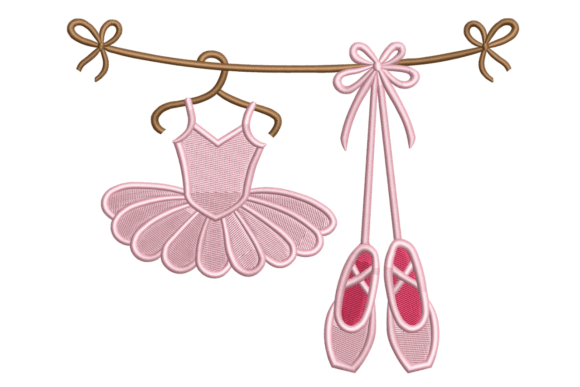 Ballet Dress & Slippers – Cute Ballerina