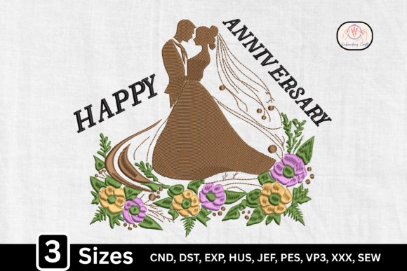 Bride & Groom Happy Anniversary