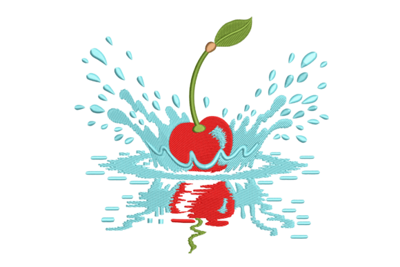 Cherry Splash Reflection