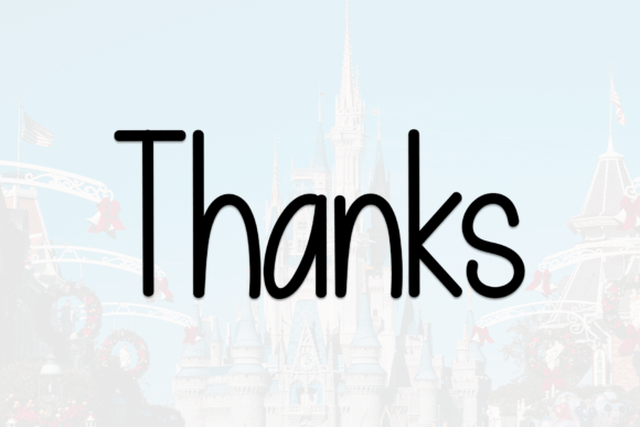 Disney Font - Preview 4