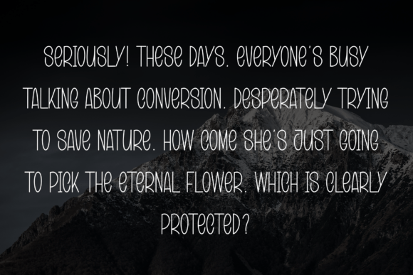 Natural Spirit Font PNG with transparent background - Preview 5