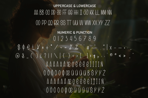Natural Spirit Font PNG with transparent background - Preview 6
