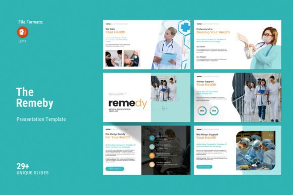 Preview of Remedy Medical PowerPoint Template