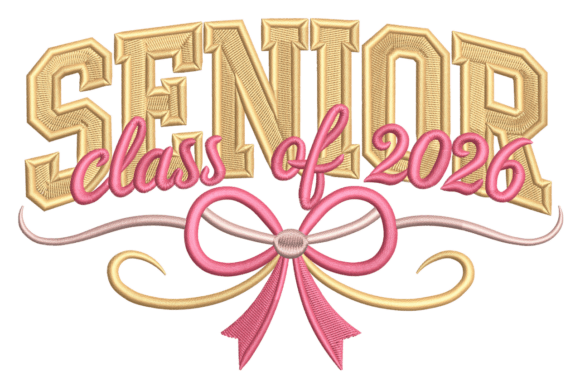 Senior Class of 2026 – Graduation Bow